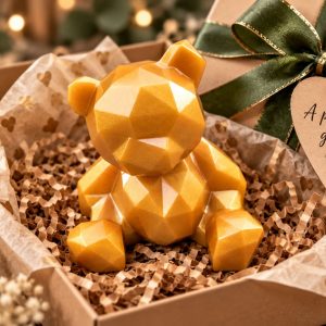 golden resin bear